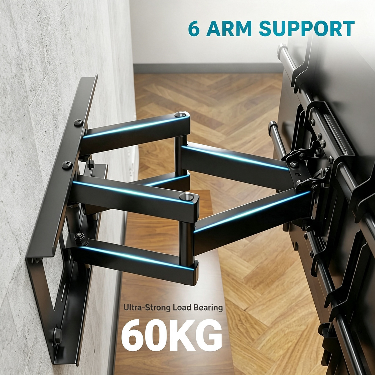 Full Motion Heavy Duty TV Wall Mount Bracket