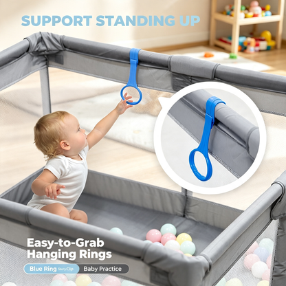 Square Baby Playpen with Accessory Set
