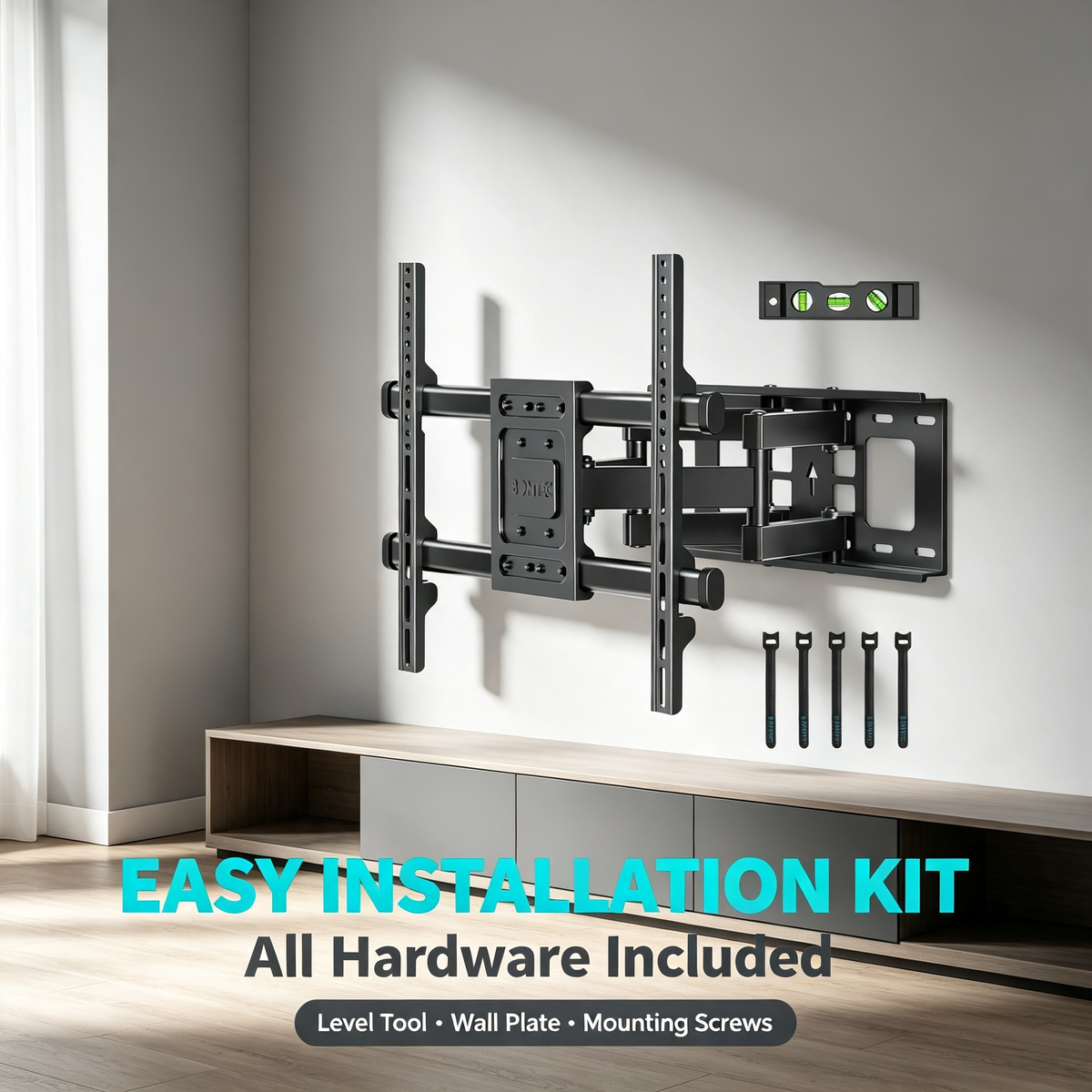 Full Motion Heavy Duty TV Wall Mount Bracket