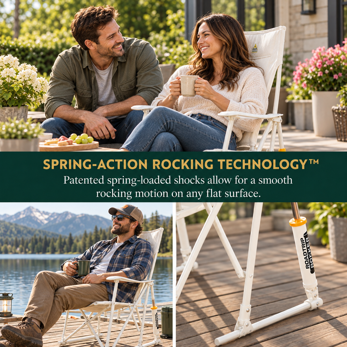 The Rock-Anywhere™ Auto-Shock Rocker – 2 Chair Set
