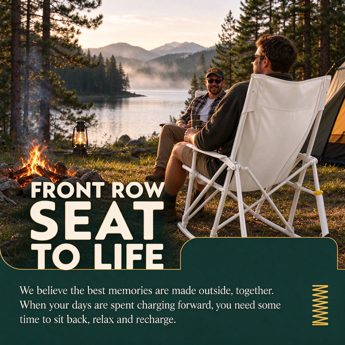 The Rock-Anywhere™ Auto-Shock Rocker – 2 Chair Set